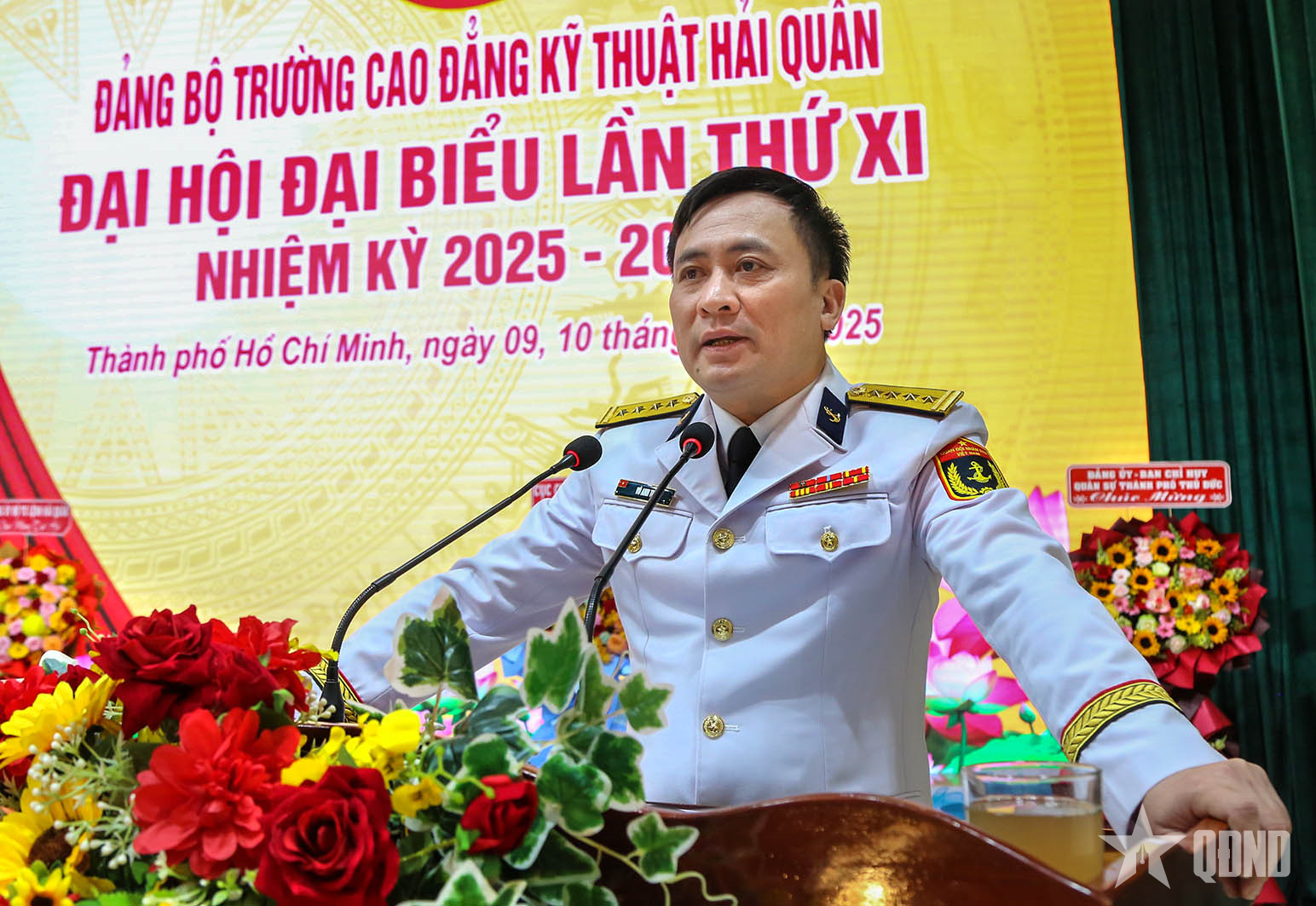 Đảng bộ Trường Cao đẳng Kỹ thuật Hải quân tổ chức thành công Đại hội đại biểu nhiệm kỳ 2025 - 2030